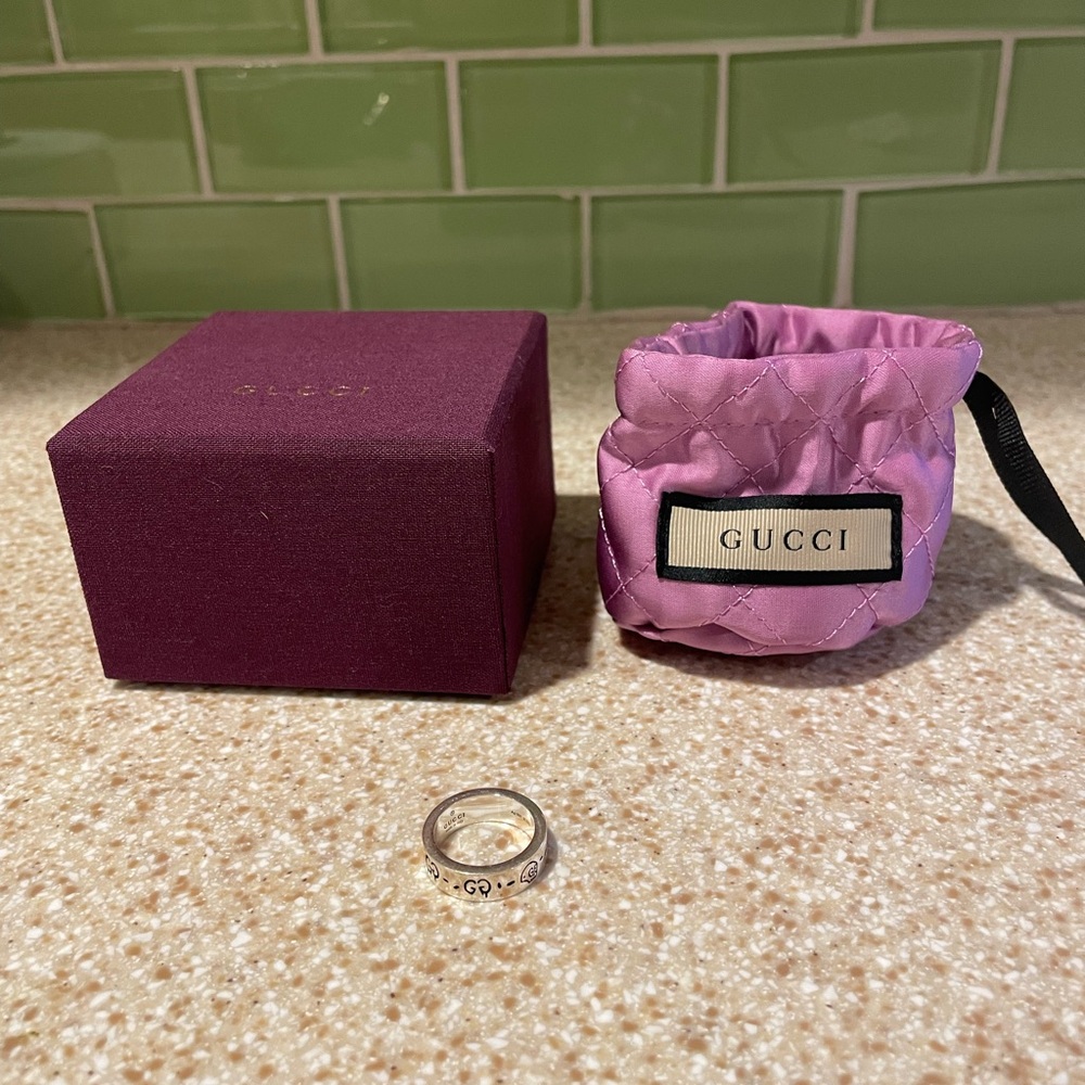 Gucci Ghost Silver Ring
